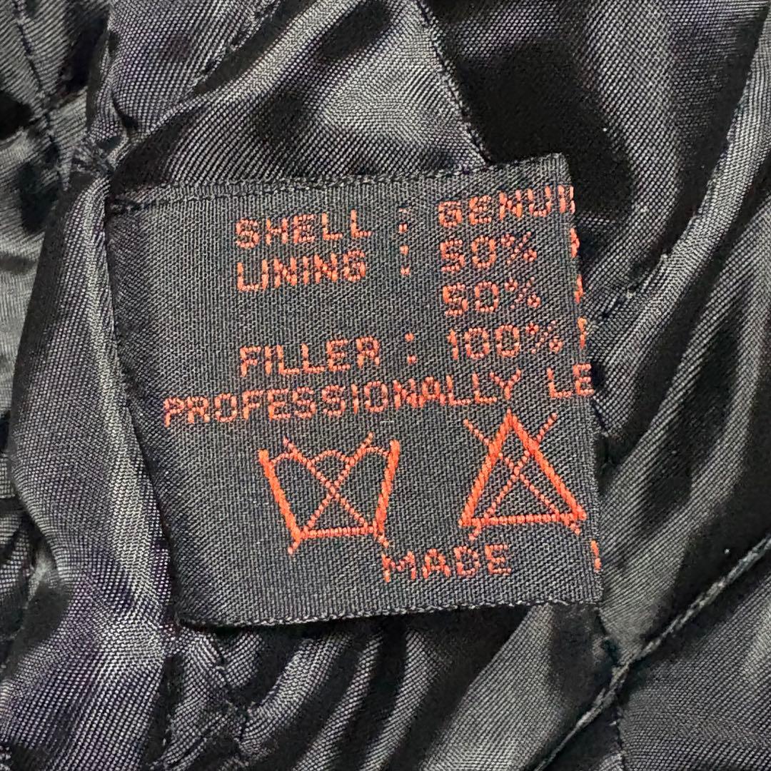 【エイジング】シングルライダース　M レザージャケット　ブルゾン　【36】