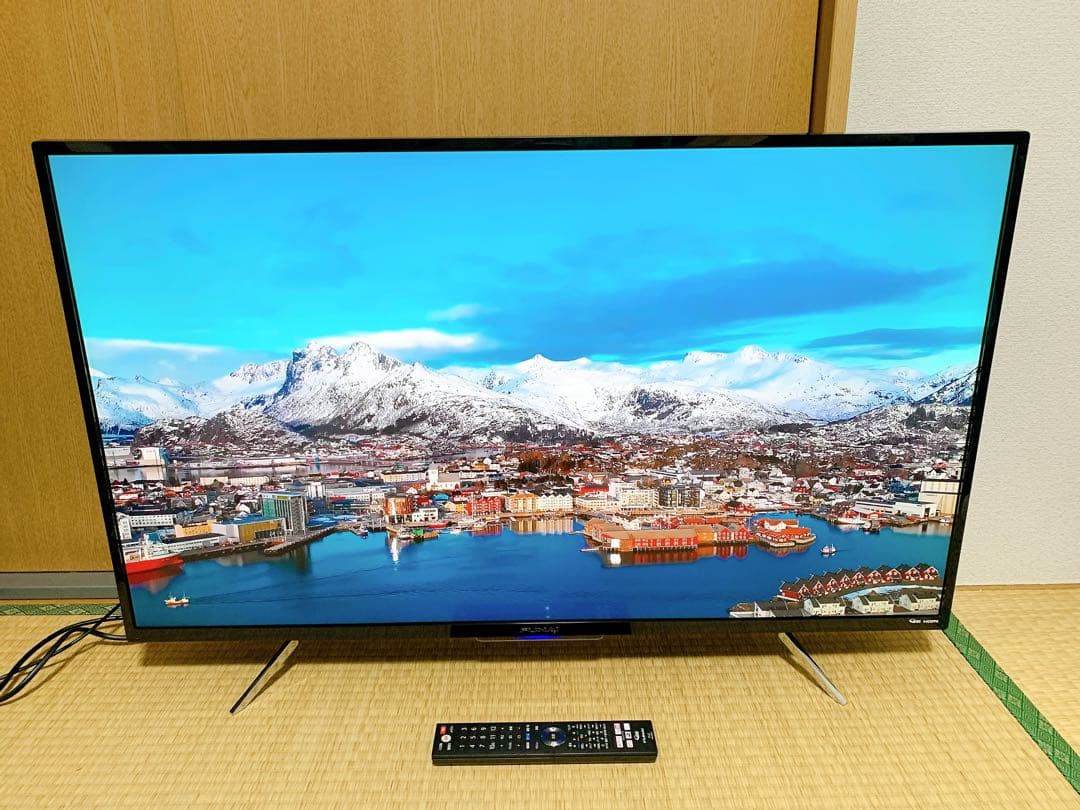 録画HDD内蔵✔43型✨4K スマートテレビ ネット動画️⭕️地上波BSCS