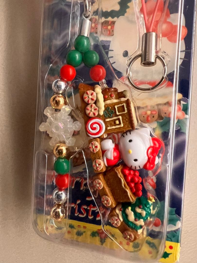 本日限定出品【ご当地キティ】クリスマス　トレイン　ストラップ　根付け