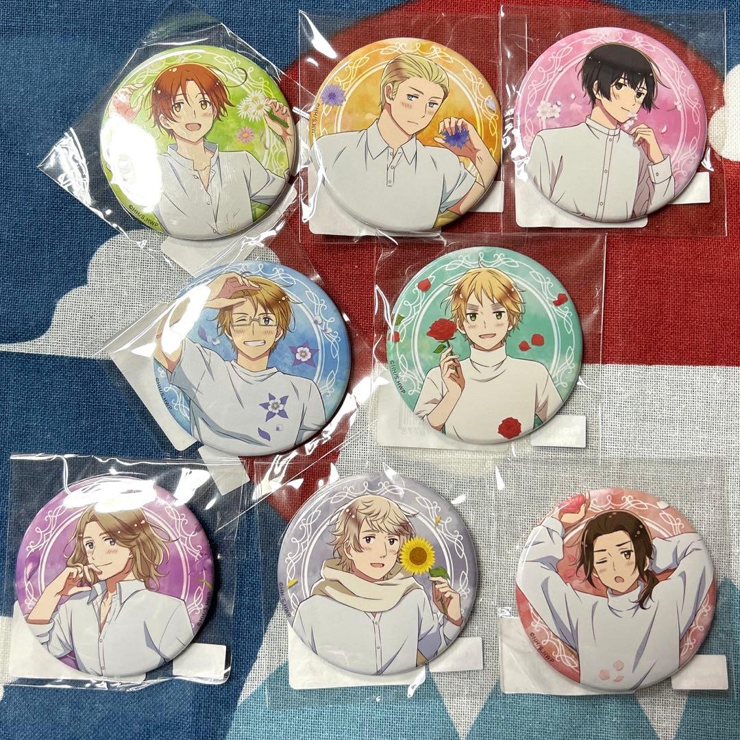 ヘタリアWorld★Stars WEBくじ 缶バッジ コンプリート セット