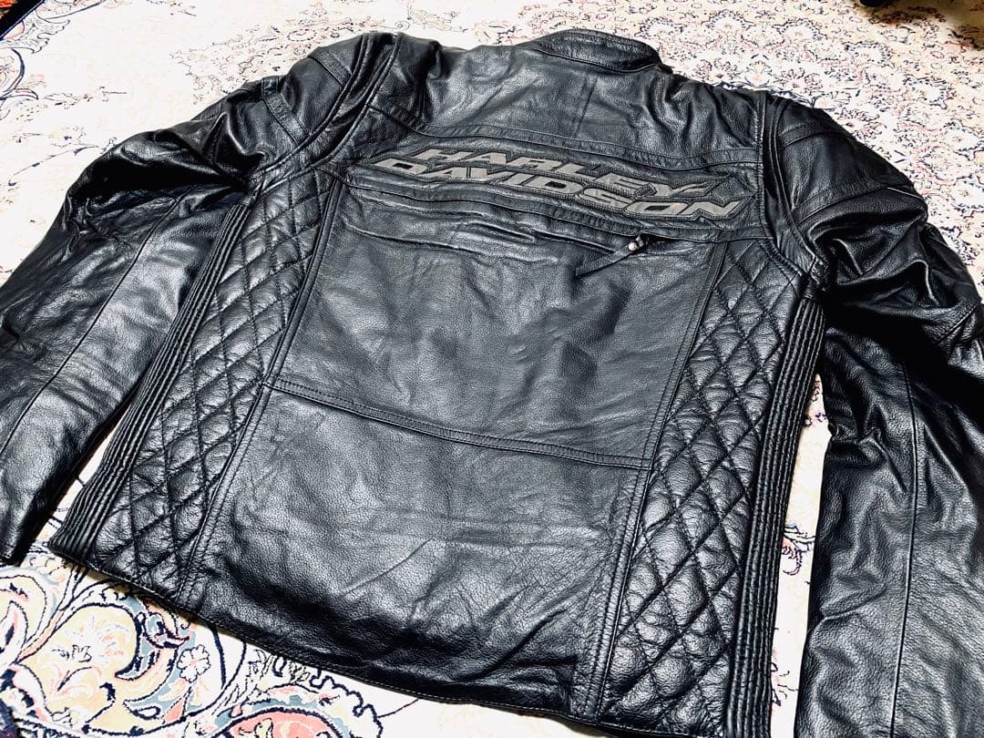 新品未使用HARLEY-DAVIDSON本革ライダースジャケット 冬用インナー付