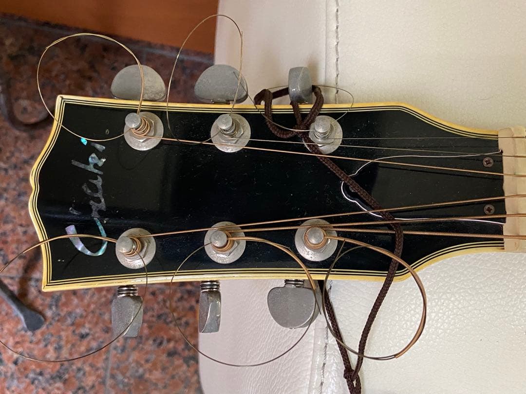 最終値下げ　chaki W-6 ビンテージギター　ハードケース付き