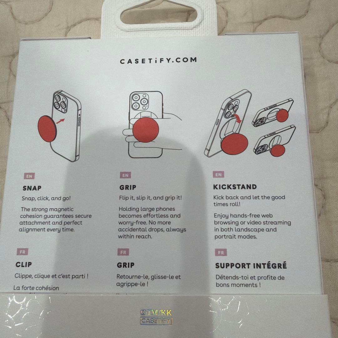 CASETIFY 村上隆　グリップスタンド コラボ レインボー　ポップアップ限定