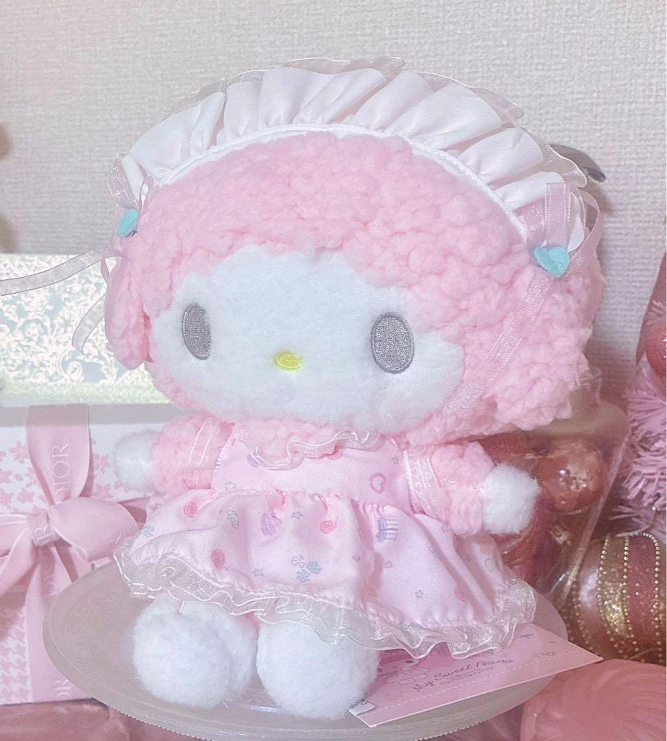 希少♡激レア♡昭和レトロ♡サンリオ♡当時物♡ピアノちゃん♡ぬいぐるみ♡ピンク♡