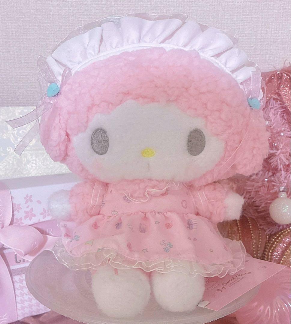 希少♡激レア♡昭和レトロ♡サンリオ♡当時物♡ピアノちゃん♡ぬいぐるみ♡ピンク♡