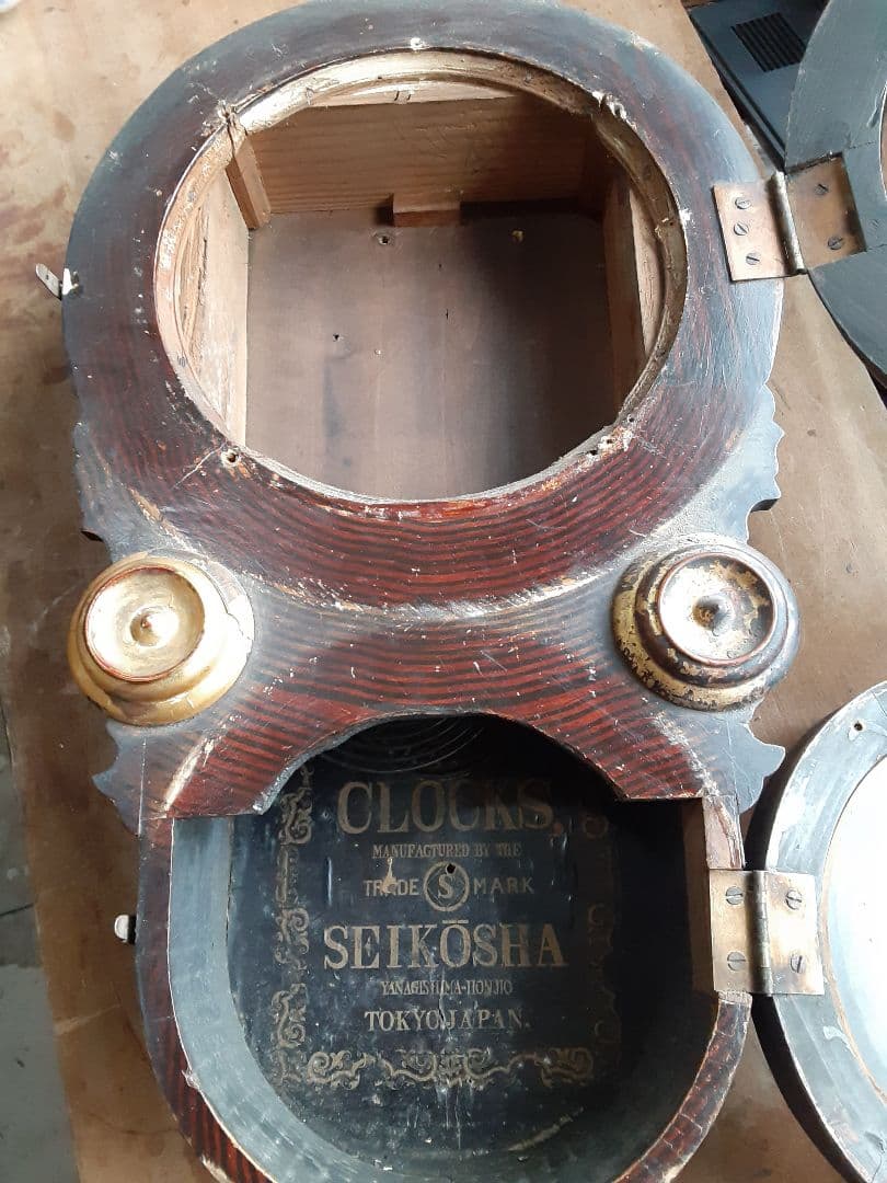 明治時代、達磨時計、四つ丸ボンボン時計、手巻き時計、調整済み動作品