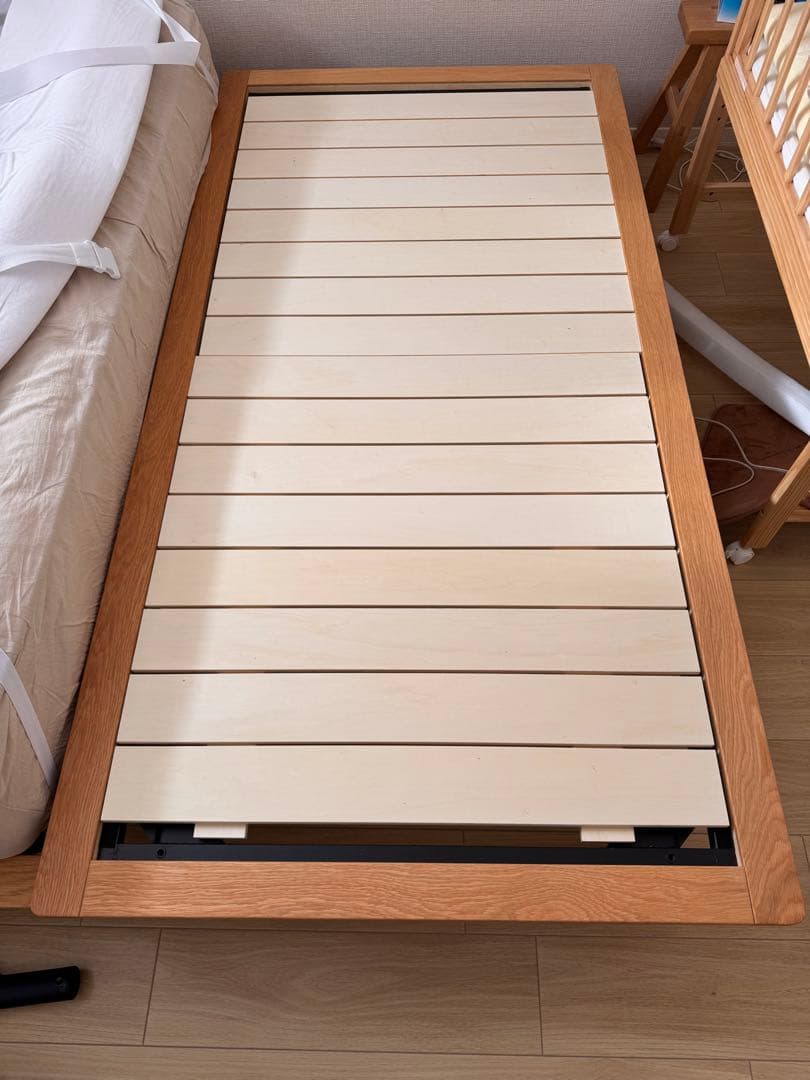 【手渡しのみ】 無印良品　シングルベッドフレーム　オーク