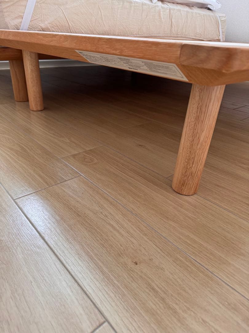 【手渡しのみ】 無印良品　シングルベッドフレーム　オーク