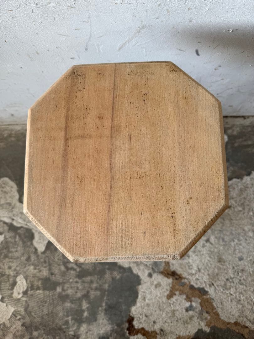 ビンテージ　スツール　サイドテーブル ベッドサイドテーブル　　剥離