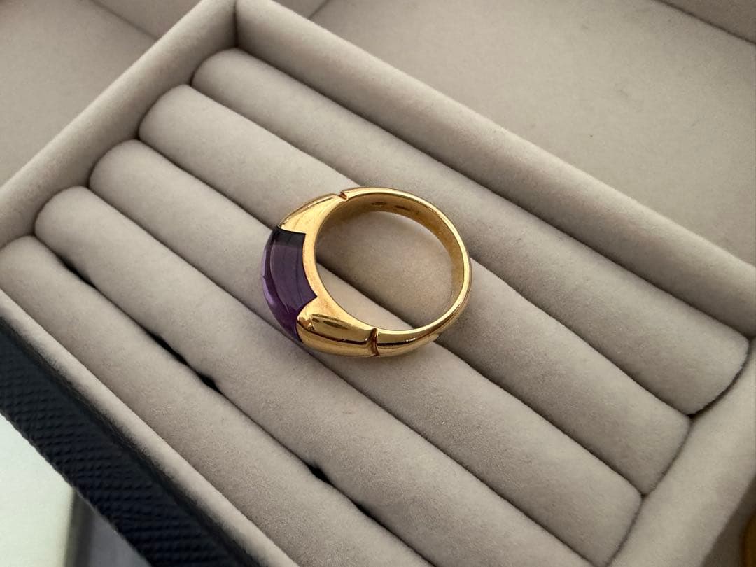 Fujiko　ブルガリ チェルタウラ アメシスト リング 750(YG)