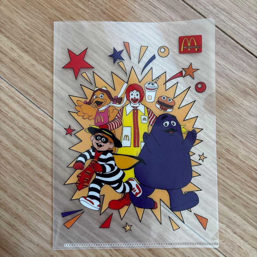 ◆レアなミニクリアファイル◆マクドナルド　マック　マクド