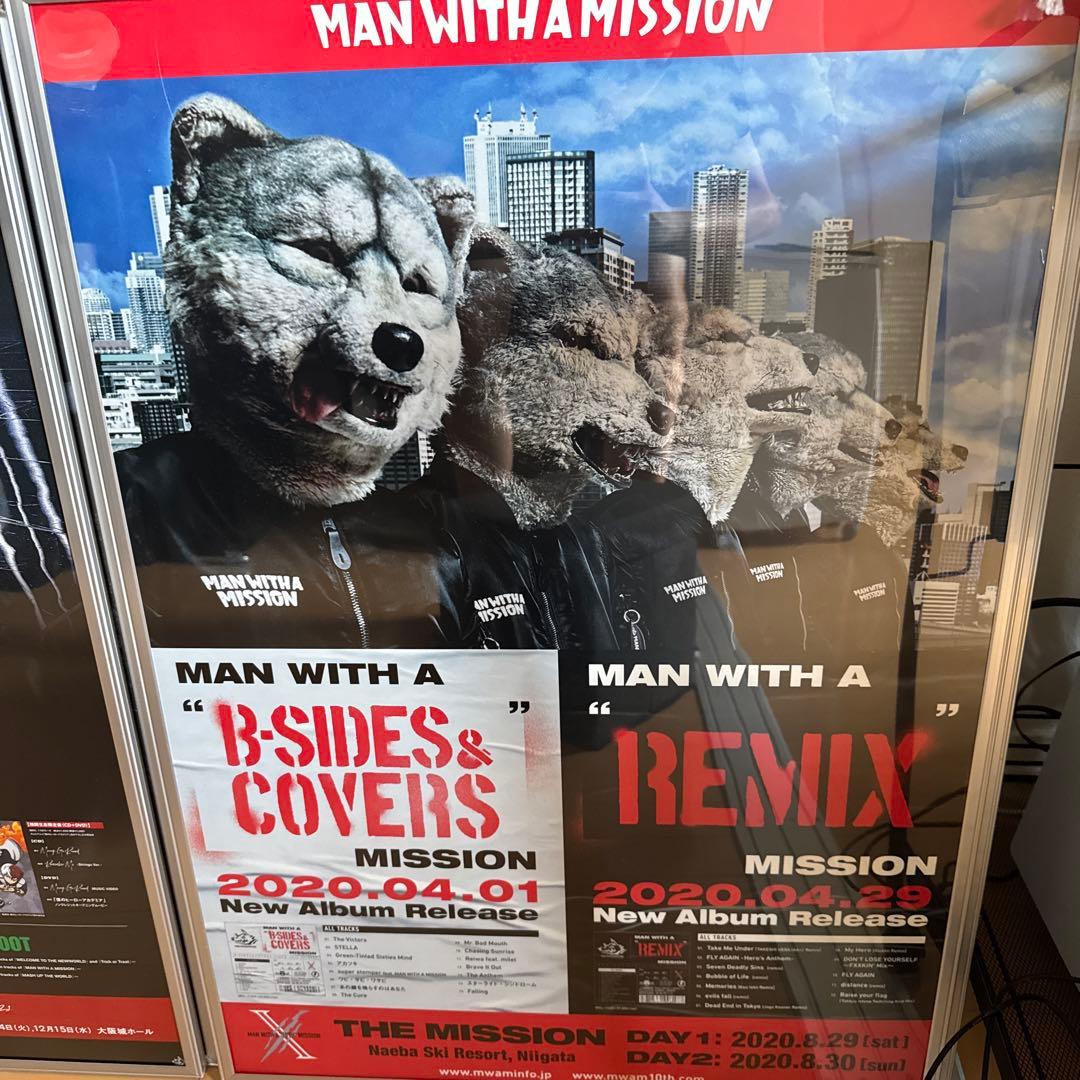 最終値下げ MAN WITH A MISSION ポスター六枚セット 額縁付き