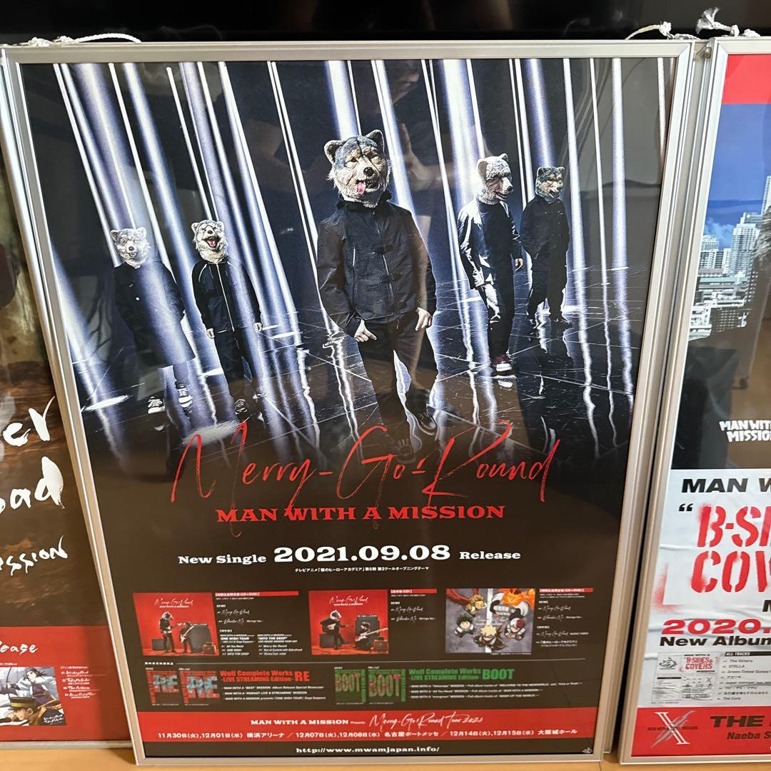 最終値下げ MAN WITH A MISSION ポスター六枚セット 額縁付き