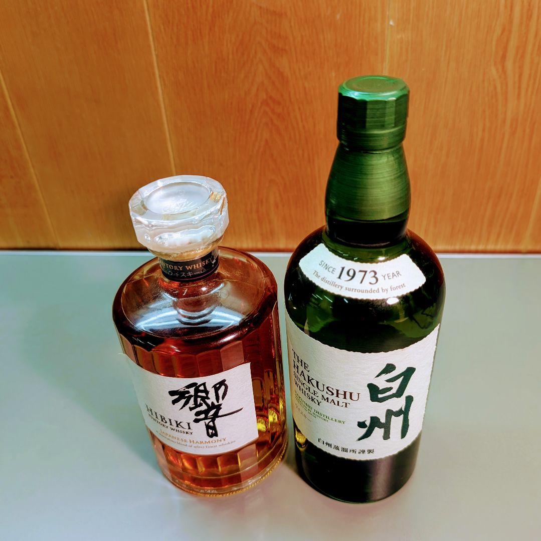 suntory　 響＆白州　　箱無し