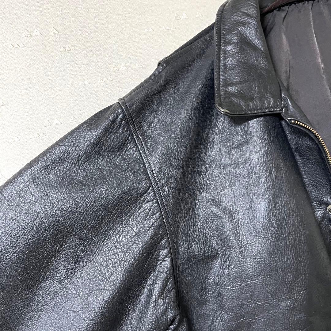 古着 90's レザー ジャケット カバーオール カーコート