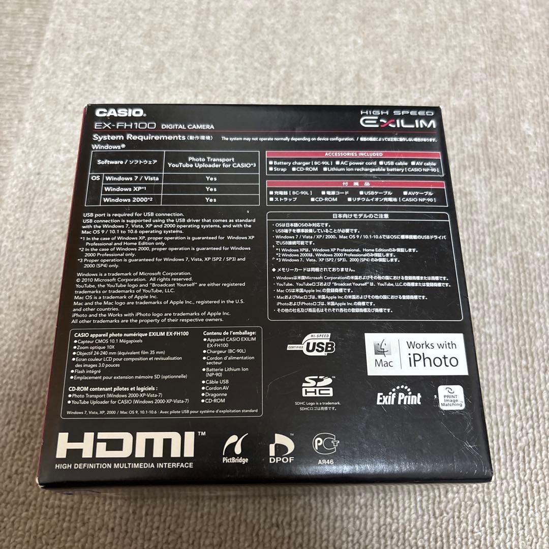 CASIO EX-FH100 コンパクトデジタルカメラ