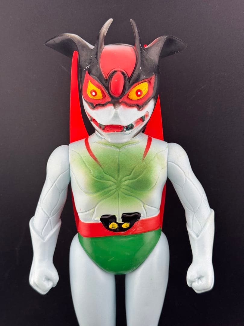 【中古品】デビルマン風　ソフビ ビンテージ ジャンボマシンダー フィギュア