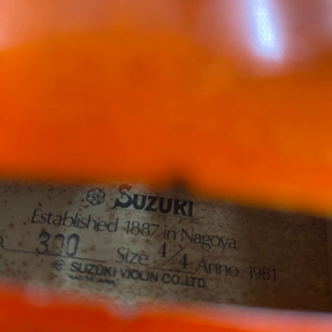 【弦新品】スズキ No.300 4/4 1981年製 SUZUKI ヴァイオリン