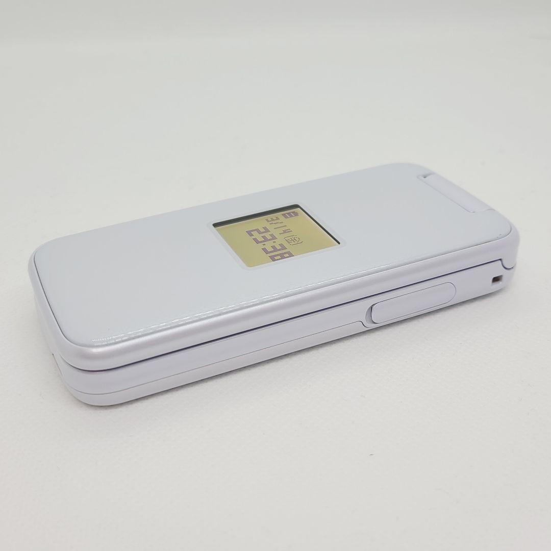 SIMフリー 富士通 らくらくホン F-01M ホワイト 新品バッテリー