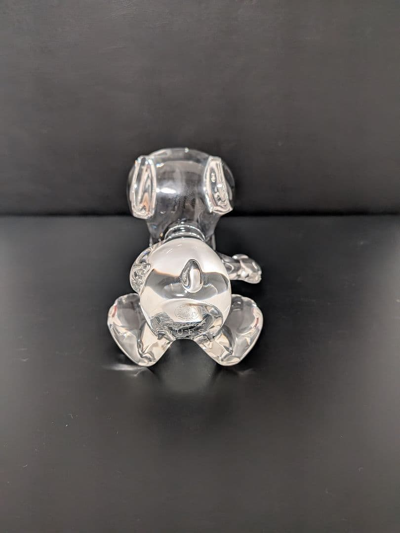 【最終値下げ】Baccarat　SNOOPY彫刻