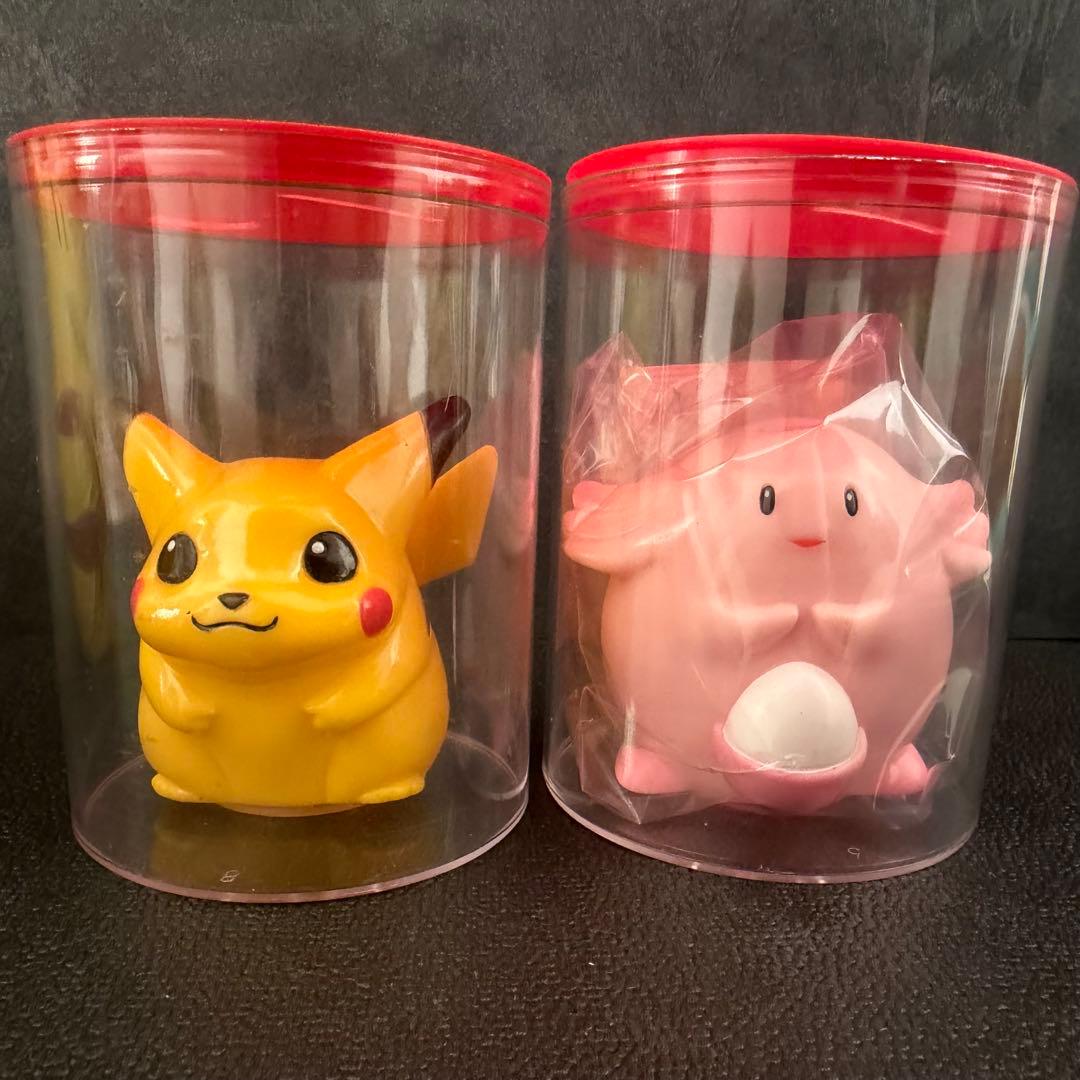 【レトロ・希少】　ポケモン 貯金箱　陶器製 5体＋アミューズメント2体　Lサイズ