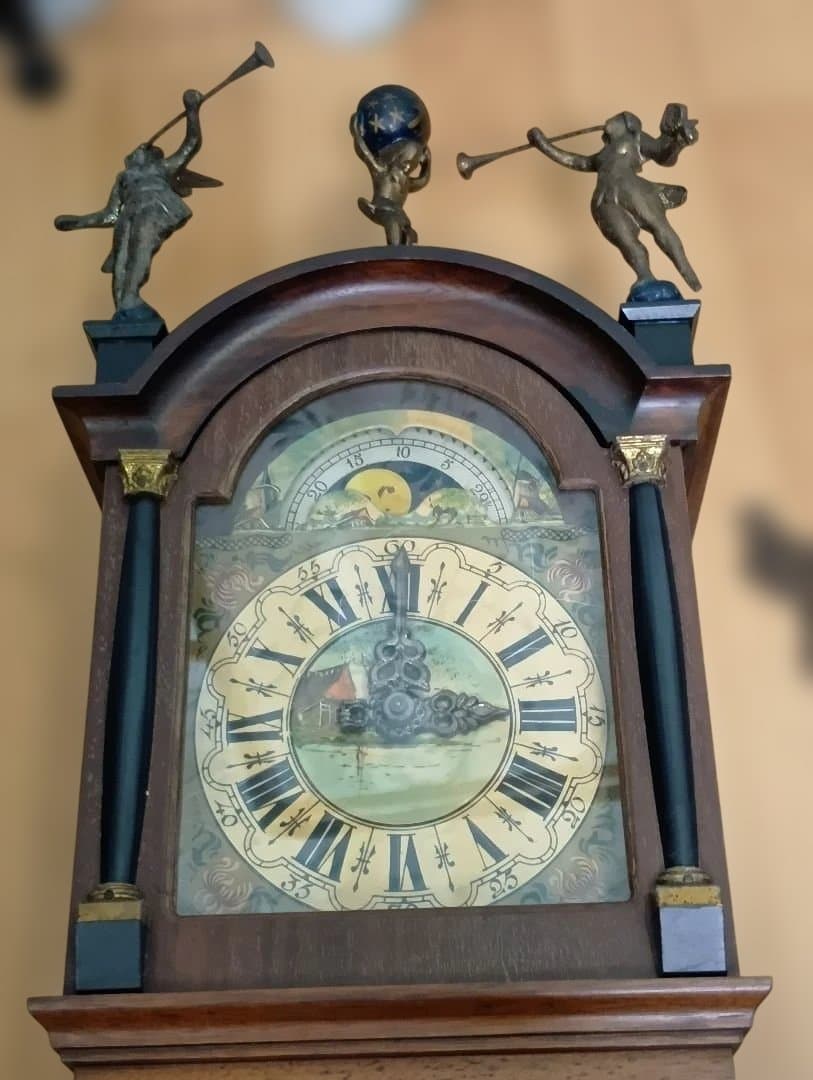 【ジャンク品】アンティーク WUBA 壁掛け 時計