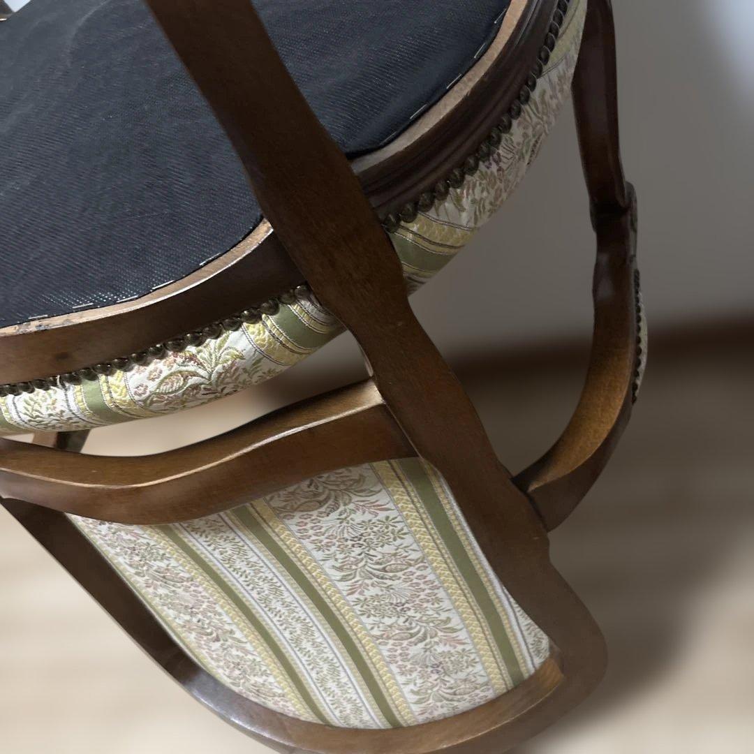 猫足　アンティークチェア　クラシック　肘置きつき　美品寄り　最安値2