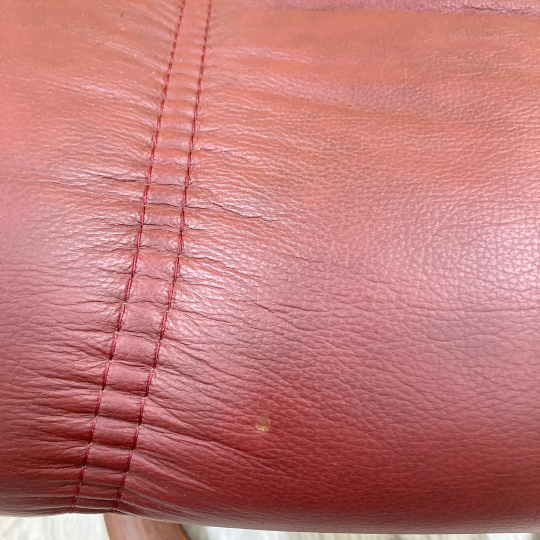 エコーネス 　オットマン フットスツール 本革 ストレスレス