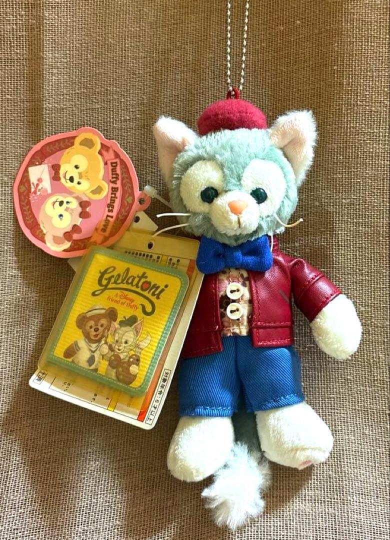 (未使用タグ付き)ディズニーぬいぐるみバッジ　ジェラトーニ　おまとめ９点