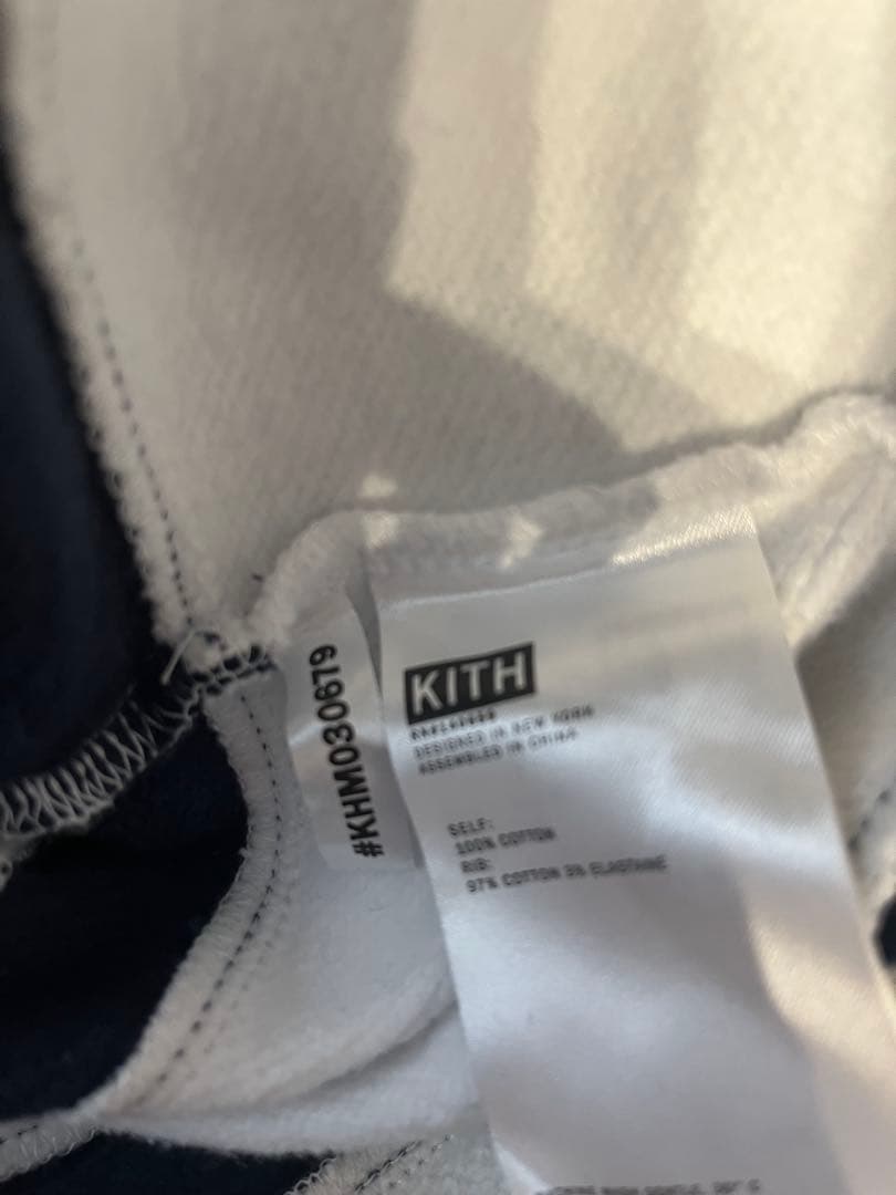 【完売商品・試着のみ】KITH NYC ボーダー フーディー パーカー