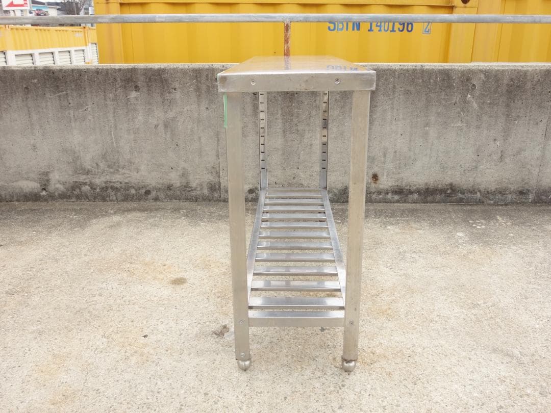 M▽業務用 厨房 作業台 棚 ステンレス (Fe1888)