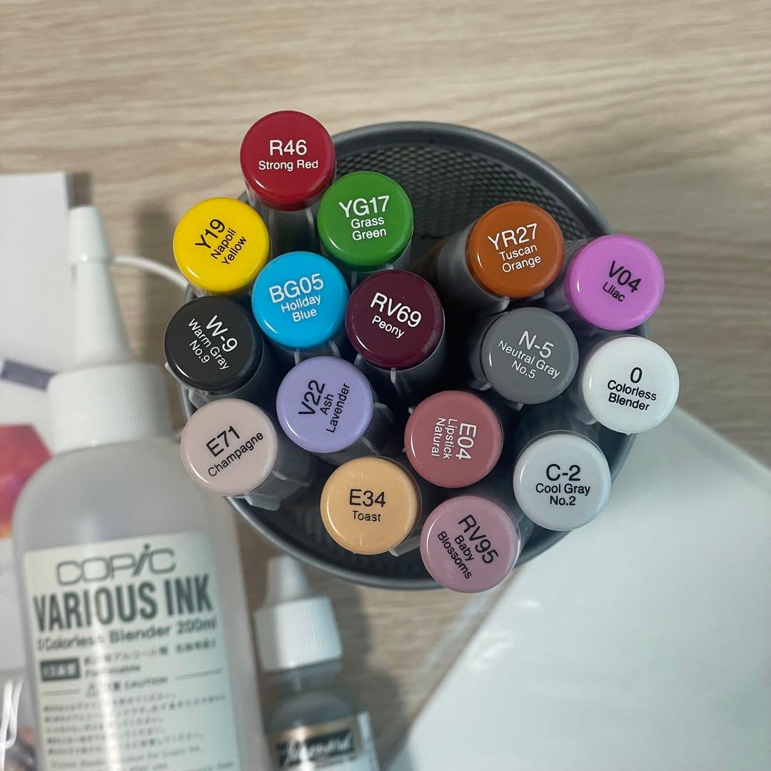 コピック アルコールインクアート セット