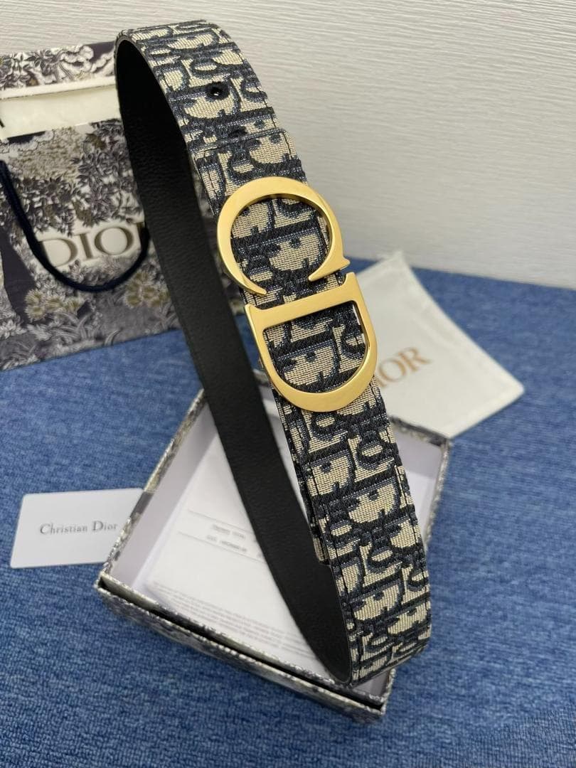Christian Dior ロゴ入りベルト