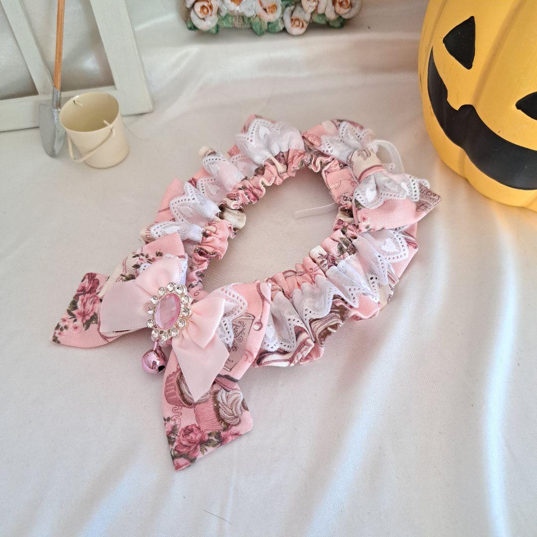 短毛シュシュ、ハロウィン限定、わんちゃん猫ちゃん用