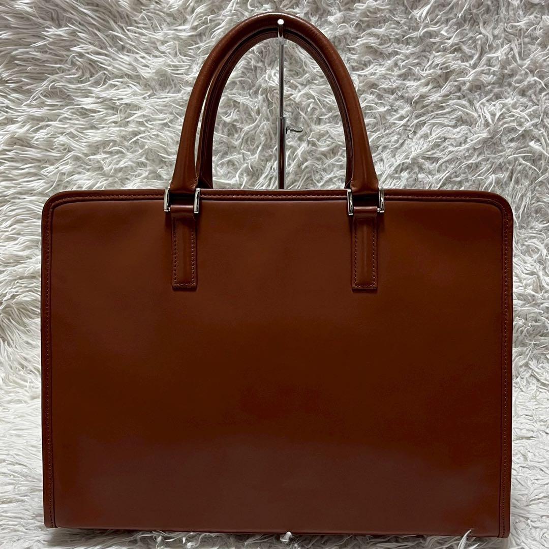 未使用品✨ビジネスレザーファクトリー ブリーフケース 2way ブラウン 本革