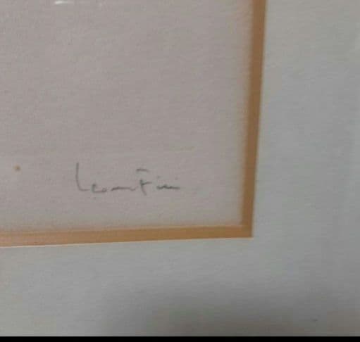 レア物　版画　レオノール・フィニ　貞淑な女です（エッチング）