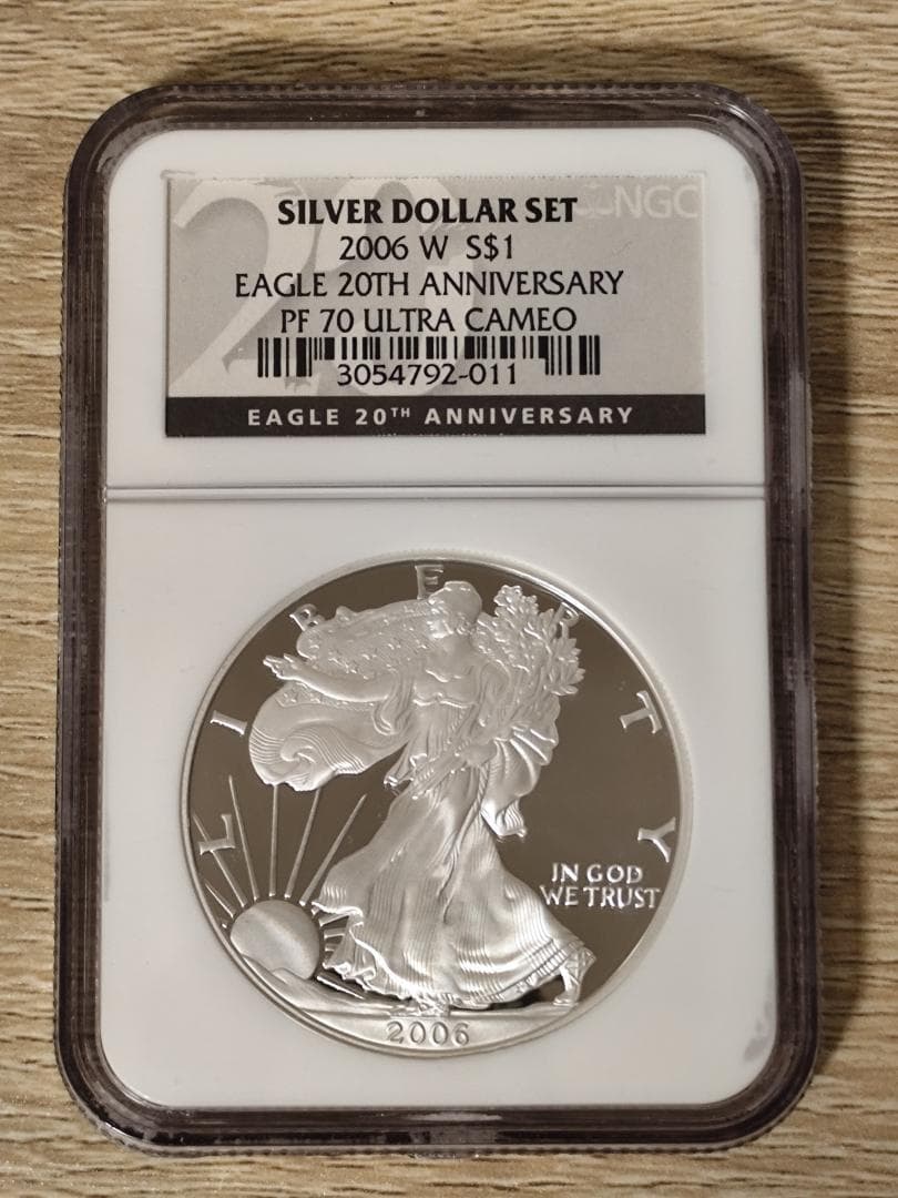 まーちゃん NGC PF70☆2006 アメリカ シルバー イーグル 銀貨