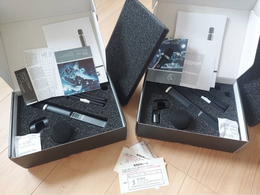 【一回使用　美品】AKG C1000S コンデンサーマイク 2個
