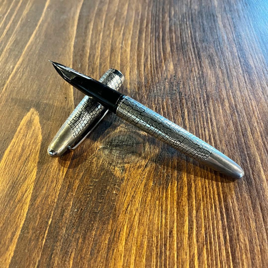 【定価99,000円】PILOTパイロット万年筆｜シルバーン石だたみ