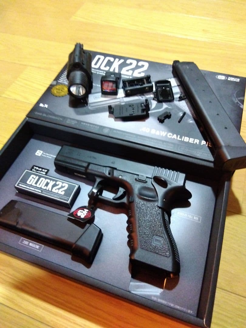 東京マルイGLOCK 22 グロックガスガン 　ロングマガジンマイクロプロサイト