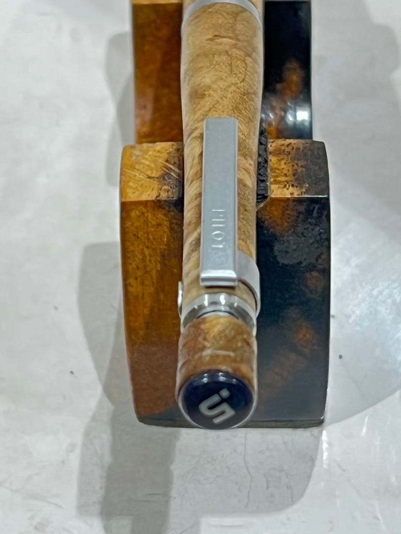 S20 0.5mm マーブルウッド　ノックボタン