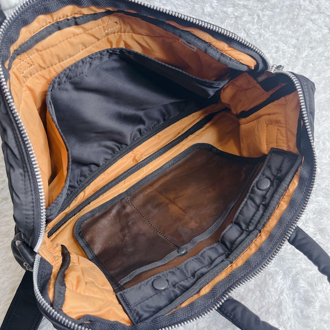 ポーター タンカー 2way ブリーフケース A4 通勤 ブラック 大容量 黒