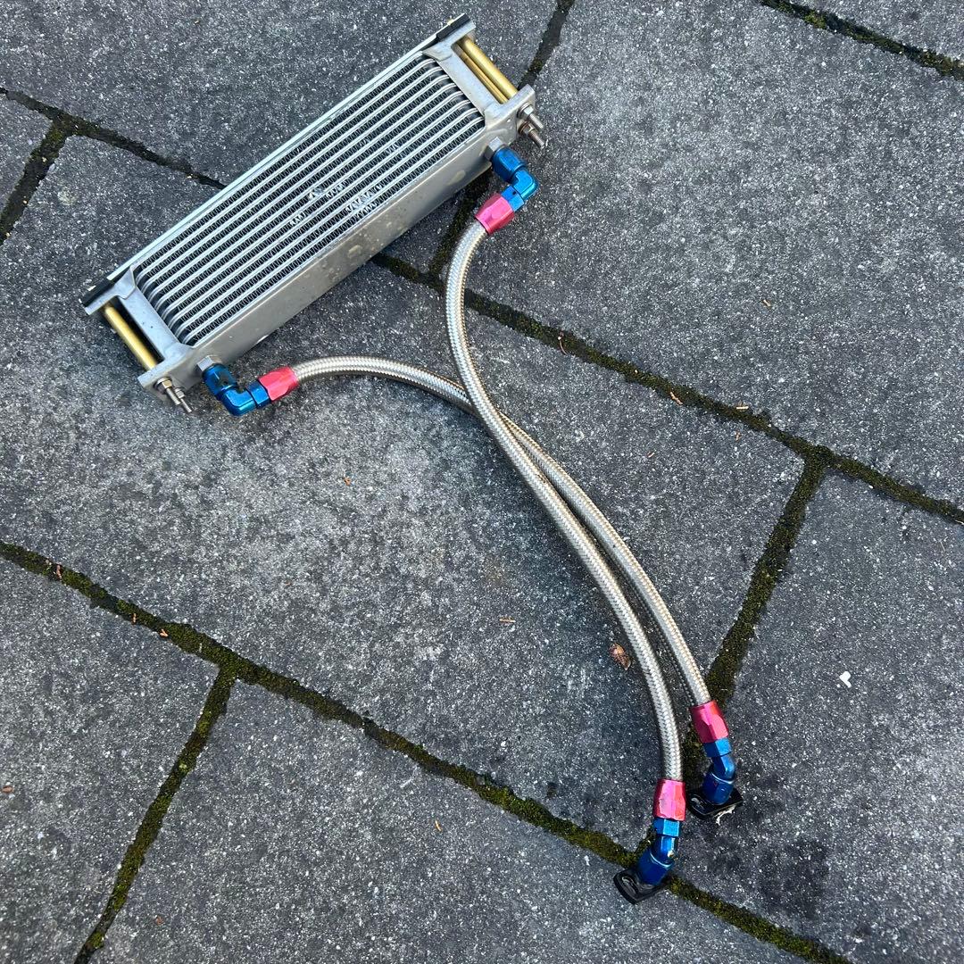 オイルクーラー　真鍮　z400fx z550fx ゼファーx バイク　冷却