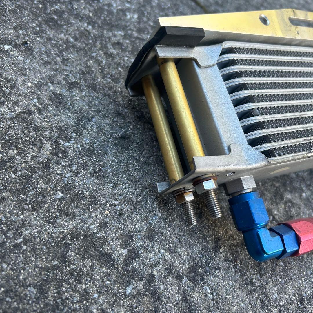 オイルクーラー　真鍮　z400fx z550fx ゼファーx バイク　冷却
