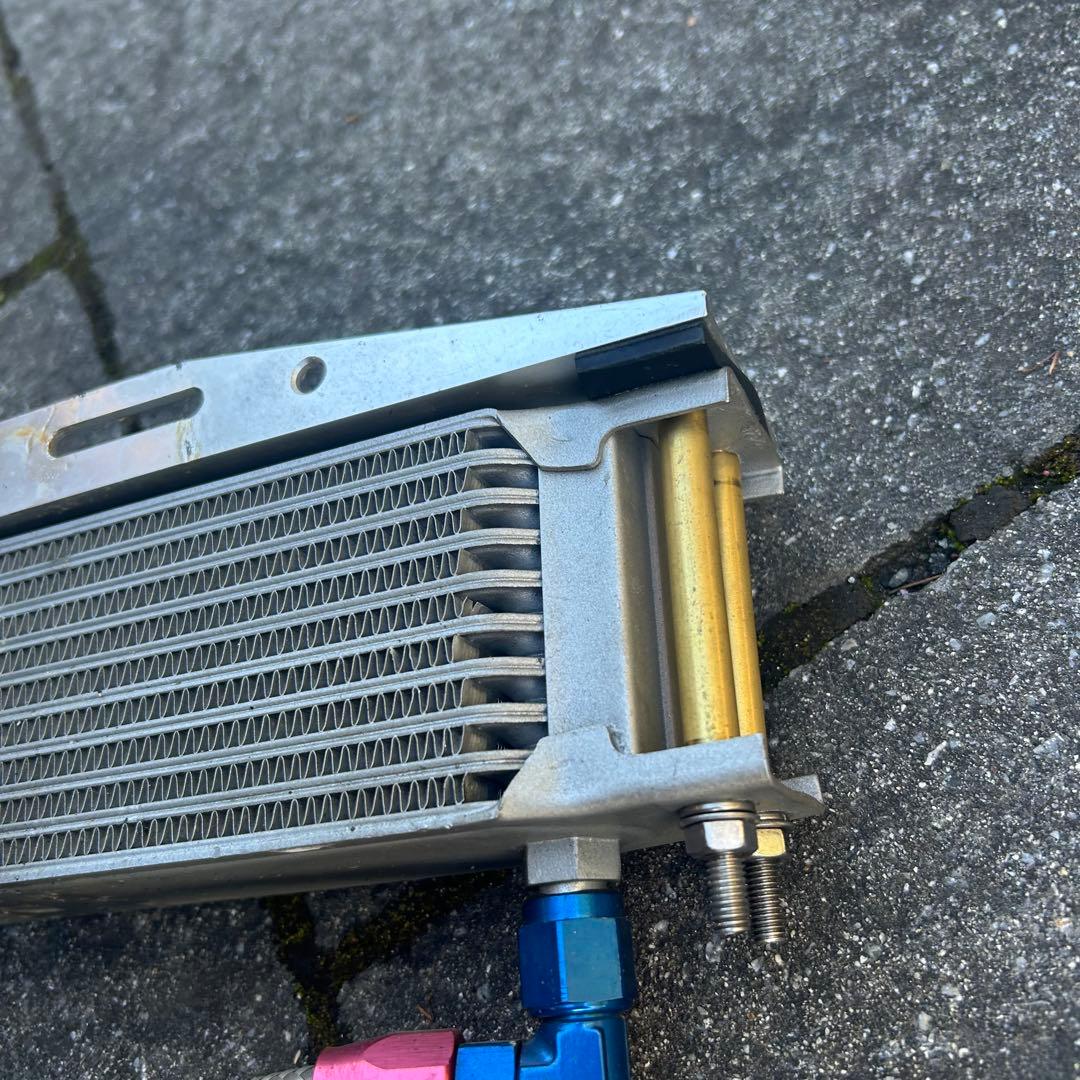 オイルクーラー　真鍮　z400fx z550fx ゼファーx バイク　冷却
