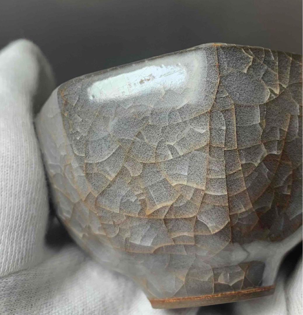 中国 八角小鉢（洗筆）　u6230231