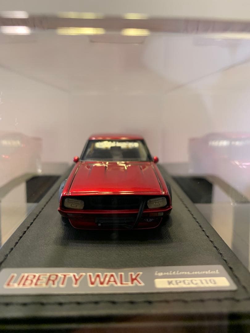 イグニッションモデル　1/43 LBWK ケンメリ メタリックレッド