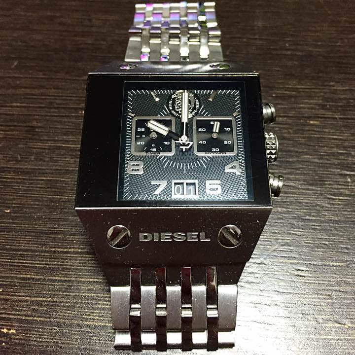 DIESEL メンズ 腕時計 トリプルタイム クロノグラフDZ9022