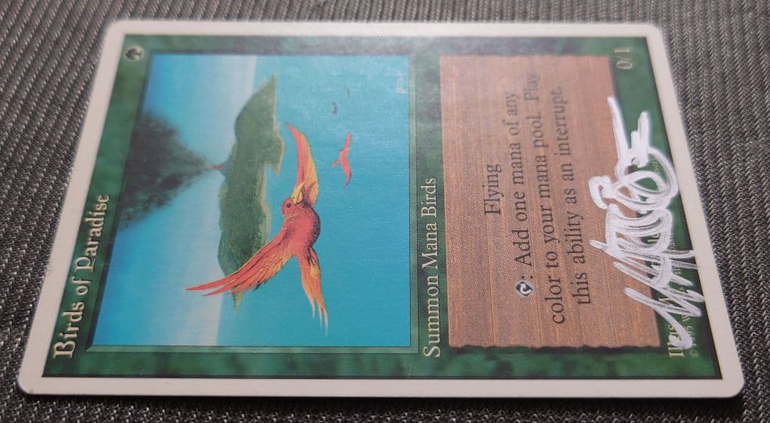 mtg 稀少 サインド 英語版 極楽鳥 4th 4ed ４版