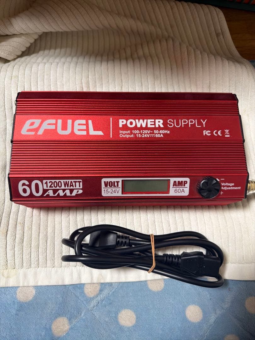 efuel 1200W 電源供給装置 60A